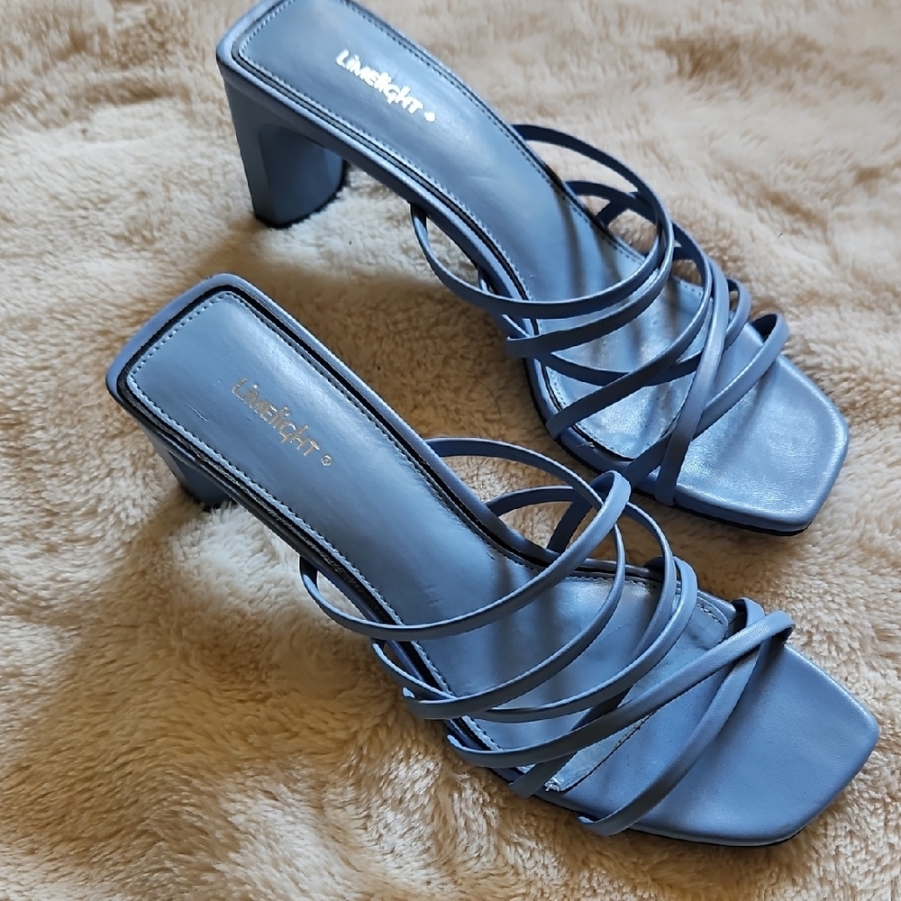 Limelight Light Blue Strappy Shoes
